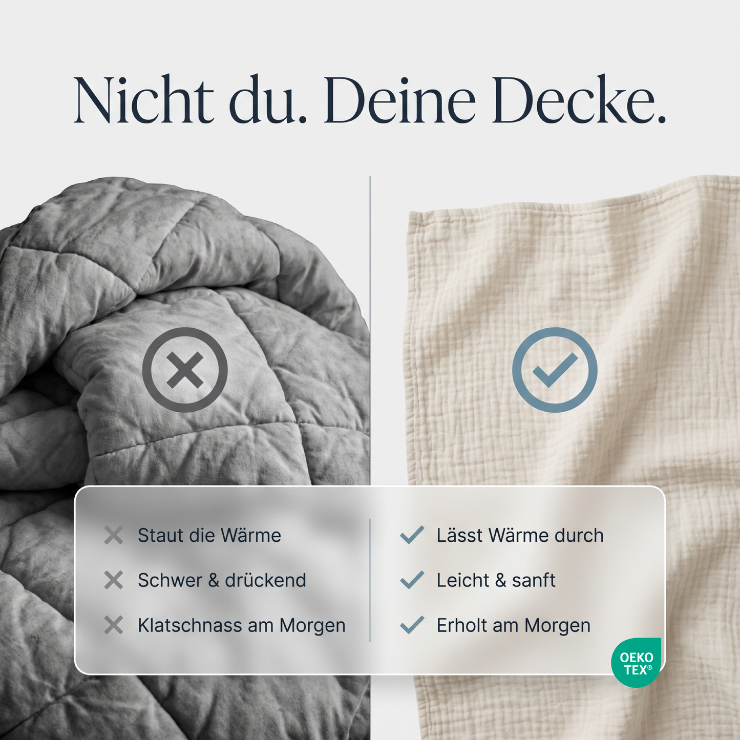 Naturnord Musselin Decke™