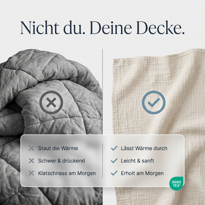 Naturnord Musselin Decke™
